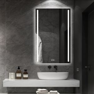 Led Backlit Gương với Borde