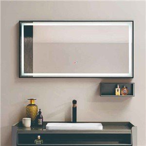Gương phòng tắm có đèn chiếu sáng hình chữ nhật